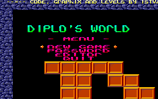 Diplo (Homebrew) — Title screen